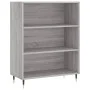 Tall Sonoma gray engineered wood sideboard 69.5x32.5x180 cm by vidaXL, Sideboards - Ref: Foro24-3189555, Price: 107,69 €, Dis...