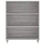 Tall Sonoma gray engineered wood sideboard 69.5x32.5x180 cm by vidaXL, Sideboards - Ref: Foro24-3189555, Price: 107,69 €, Dis...