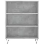 Concrete gray engineered wood tall sideboard 69.5x32.5x180 cm by vidaXL, Sideboards - Ref: Foro24-3189569, Price: 102,23 €, D...