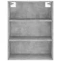 Concrete gray engineered wood tall sideboard 69.5x32.5x180 cm by vidaXL, Sideboards - Ref: Foro24-3189569, Price: 102,23 €, D...