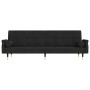 Sofá cama con cojines terciopelo negro by vidaXL, Sofas - Ref: Foro24-351861, Price: 300,21 €, Discount: %