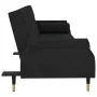 Schlafsofa mit schwarzen Samtkissen von vidaXL, Sofas - Ref: Foro24-351861, Preis: 293,62 €, Rabatt: %