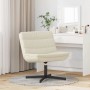 Silla giratoria Crema 63 x 75 x 76 cm PU