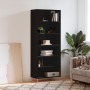 Aparador alto madera de ingeniería negro 69,5x32,5x180 cm von vidaXL, Sideboards - Ref: Foro24-3189558, Preis: 126,28 €, Raba...