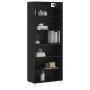 Aparador alto madera de ingeniería negro 69,5x32,5x180 cm de vidaXL, Aparadores - Ref: Foro24-3189558, Precio: 119,06 €, Desc...