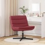 Silla giratoria Rojo vino tinto 63 x 75 x 76 cm PU