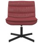 Silla giratoria Rojo vino tinto 63 x 75 x 76 cm PU