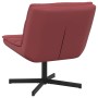 Silla giratoria Rojo vino tinto 63 x 75 x 76 cm PU