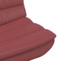 Silla giratoria Rojo vino tinto 63 x 75 x 76 cm PU