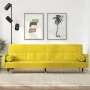 Sofá cama con cojines terciopelo amarillo de vidaXL, Sofás - Ref: Foro24-351862, Precio: 308,84 €, Descuento: %