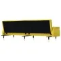 Schlafsofa mit gelben Samtkissen von vidaXL, Sofas - Ref: Foro24-351862, Preis: 314,73 €, Rabatt: %