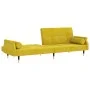 Sofá cama con cojines terciopelo amarillo de vidaXL, Sofás - Ref: Foro24-351862, Precio: 308,84 €, Descuento: %