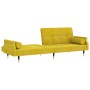 Sofa bed with yellow velvet cushions by vidaXL, Sofas - Ref: Foro24-351862, Price: 314,88 €, Discount: %