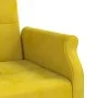 Sofá cama con cojines terciopelo amarillo de vidaXL, Sofás - Ref: Foro24-351862, Precio: 308,84 €, Descuento: %