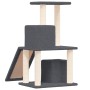 Kratzbaum für Katzen mit dunkelgrauen Sisalpfosten 82 cm von vidaXL, Katzenmöbel - Ref: Foro24-171665, Preis: 43,66 €, Rabatt: %