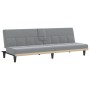 Schlafsofa mit Getränkehalter Stoff hellgrau von vidaXL, Sofas - Ref: Foro24-351863, Preis: 280,74 €, Rabatt: %