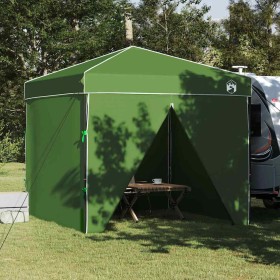 Carpa Tipo Dosel Pop-up Verde 250 x 250 cm tela