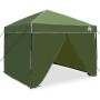 Carpa Tipo Dosel Pop-up Verde 250 x 250 cm tela