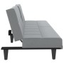 Schlafsofa mit Getränkehalter Stoff hellgrau von vidaXL, Sofas - Ref: Foro24-351863, Preis: 280,74 €, Rabatt: %