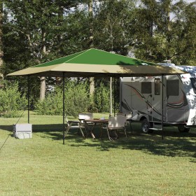 Carpa Tipo Dosel Pop-up Verde 400 x 400 cm tela