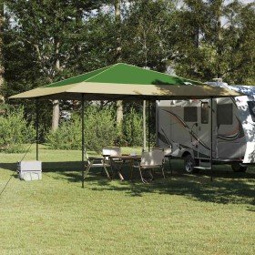 Carpa Tipo Dosel Pop-up Verde 400 x 400 cm tela