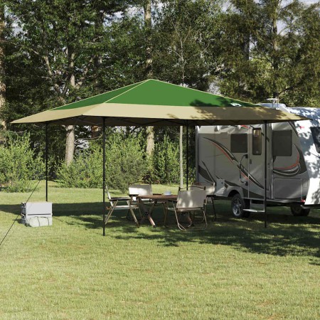 Carpa Tipo Dosel Pop-up Verde 400 x 400 cm tela