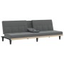 Sofa bed with cup holder dark gray fabric by vidaXL, Sofas - Ref: Foro24-351864, Price: 280,74 €, Discount: %