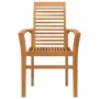 Silla de Jardín Apilable Marrón 62.5 x 54.5 x 95.5 cm