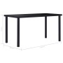 5-teiliges Esszimmerset aus grauem Kunstleder von vidaXL, Möbelsets für Küchen und Esszimmer - Ref: Foro24-3053040, Preis: 43...