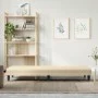 Sofá cama con portavasos tela crema de vidaXL, Sofás - Ref: Foro24-351866, Precio: 275,49 €, Descuento: %