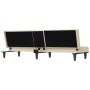 Cremefarbenes Schlafsofa aus Stoff mit Getränkehalter von vidaXL, Sofas - Ref: Foro24-351866, Preis: 280,74 €, Rabatt: %