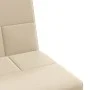 Sofá cama con portavasos tela crema de vidaXL, Sofás - Ref: Foro24-351866, Precio: 275,49 €, Descuento: %