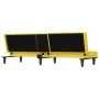 Schlafsofa mit Getränkehalter aus hellgelbem Stoff von vidaXL, Sofas - Ref: Foro24-351867, Preis: 275,49 €, Rabatt: %