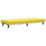 Schlafsofa mit Getränkehalter aus hellgelbem Stoff von vidaXL, Sofas - Ref: Foro24-351867, Preis: 275,49 €, Rabatt: %