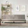 Sofá cama con portavasos tela gris taupé by vidaXL, Sofas - Ref: Foro24-351868, Price: 275,49 €, Discount: %