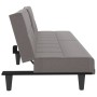 Sofá cama con portavasos tela gris taupé by vidaXL, Sofas - Ref: Foro24-351868, Price: 280,74 €, Discount: %