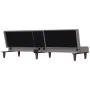 Sofá cama con portavasos tela gris taupé by vidaXL, Sofas - Ref: Foro24-351868, Price: 275,49 €, Discount: %
