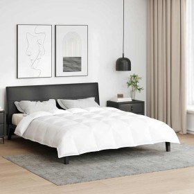 Colchas y Duvets Blanco 200 x 200 cm Plumas