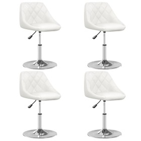 Dining chairs 4 units white synthetic leather by vidaXL, dining chairs - Ref: Foro24-3088635, Price: 231,69 €, Discount: %