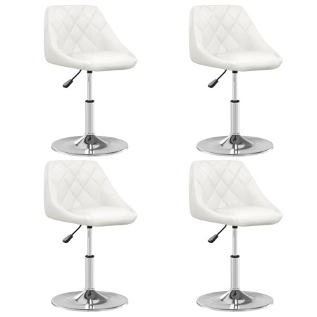 Dining chairs 4 units white synthetic leather by vidaXL, dining chairs - Ref: Foro24-3088635, Price: 237,21 €, Discount: %