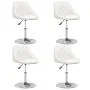 Sillas de comedor 4 unidades cuero sintético blanco de vidaXL, Sillas de comedor - Ref: Foro24-3088635, Precio: 231,69 €, Des...