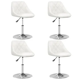 Dining chairs 4 units white synthetic leather by vidaXL, dining chairs - Ref: Foro24-3088635, Price: 231,73 €, Discount: %