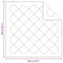 Colchas y Duvets Blanco 200 x 200 cm Microfibra