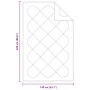 Colchas y Duvets Blanco 140 x 220 cm Microfibra