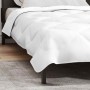 Colchas y Edredones Blanco 155 x 200 cm Microfibra