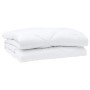 Colchas y Edredones Blanco 240 x 200 cm Microfibra