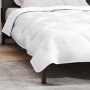 Colchas y Edredones Blanco 140 x 220 cm Microfibra