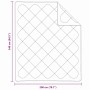 Colchas y Duvets Blanco 240 x 200 cm Microfibra
