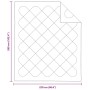 Colchas y Duvets Blanco 260 x 220 cm Microfibra