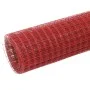 Maschendraht aus Stahl mit roter PVC-Beschichtung, 25 x 1,5 m von vidaXL, Zaunpaneele - Ref: Foro24-143680, Preis: 82,55 €, R...